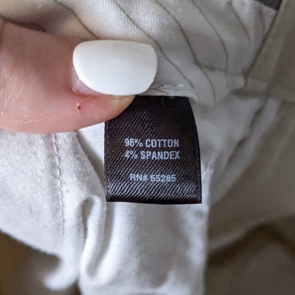 Like-New Express Design Studios Editor Khaki Wide Leg Dress Pants Size‎ 10 - Picture 8 of 9